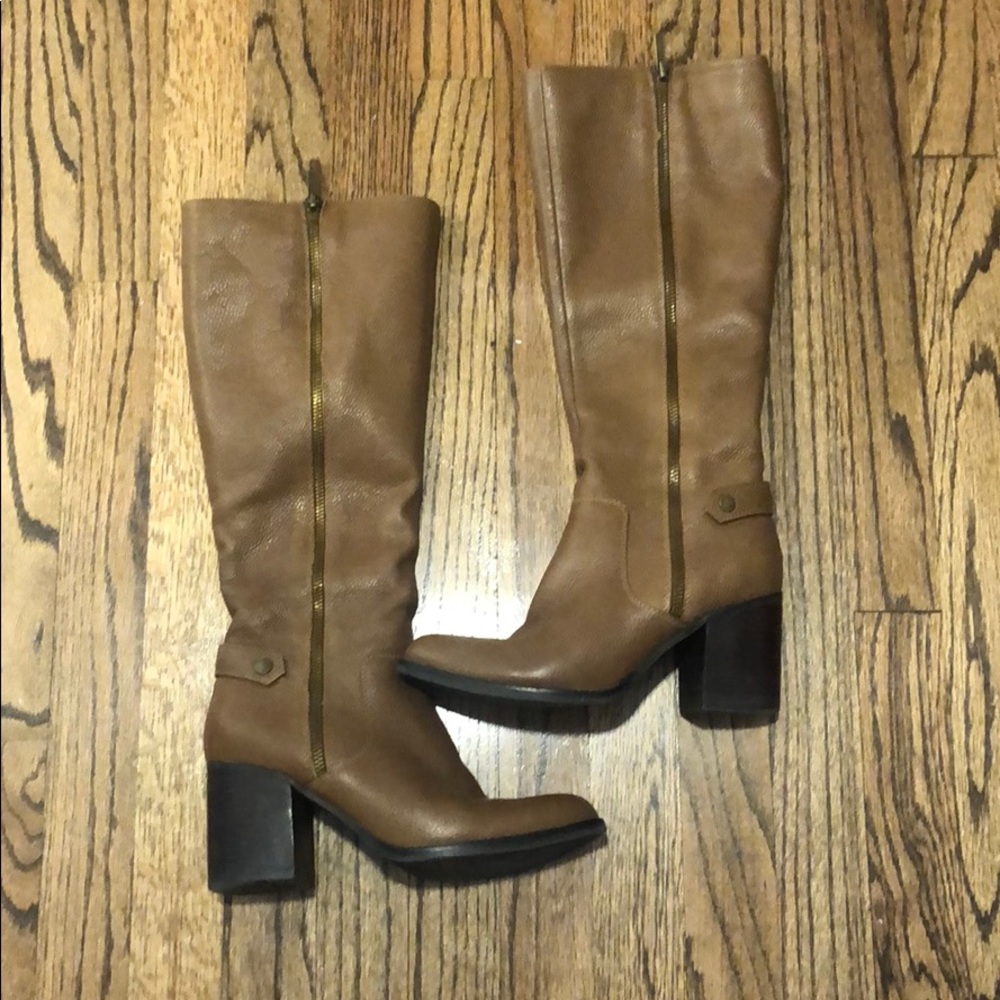 Franco sarto knee high boots in tan